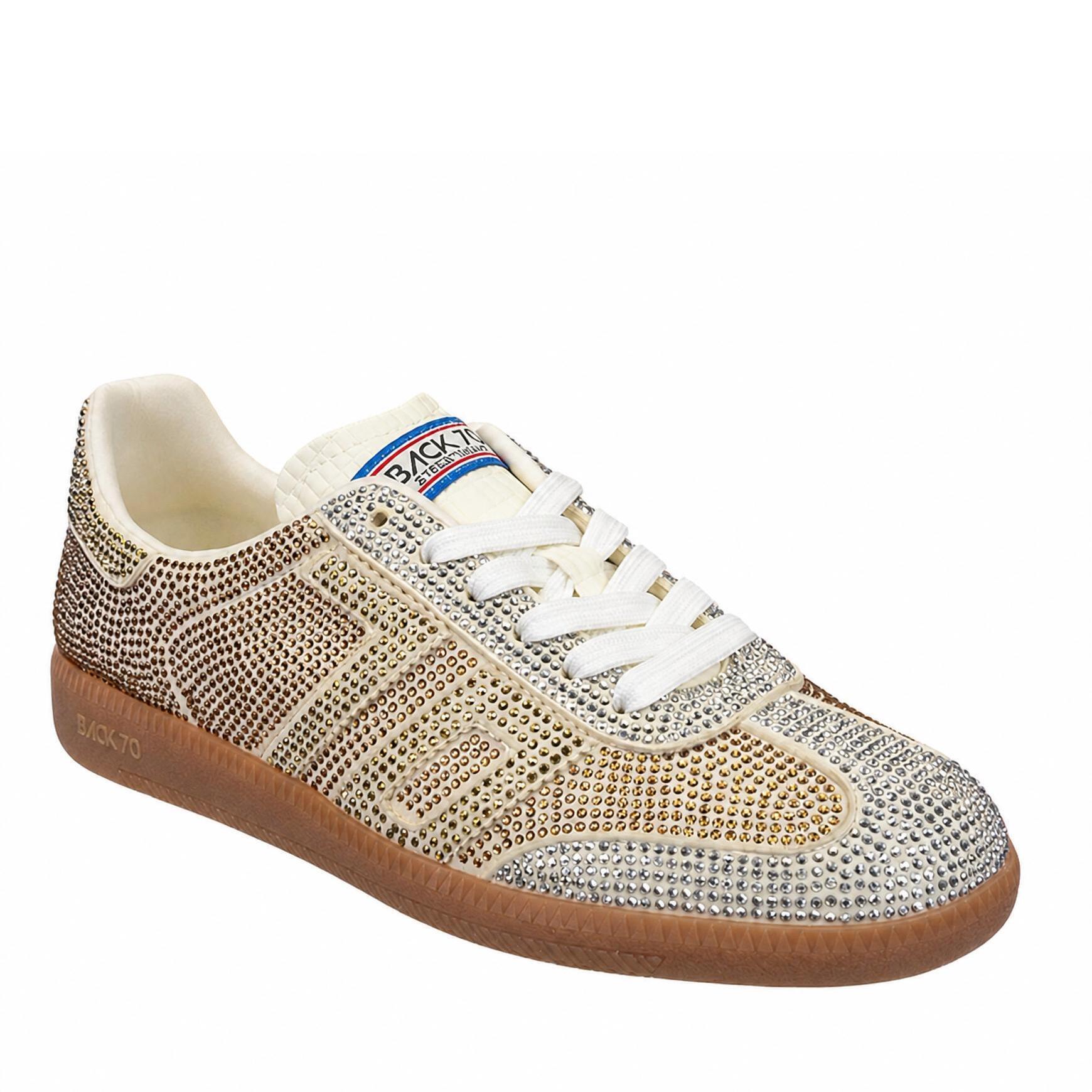New Back 70 Women's Sirio 2506 Sneakers In Silver Bronze